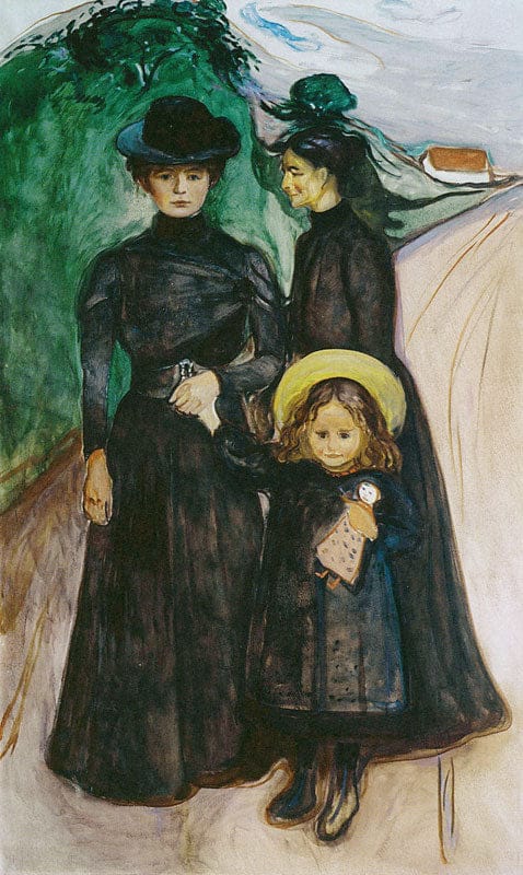 La famiglia in viaggio – Edvard Munch Edvard Munch 70x120