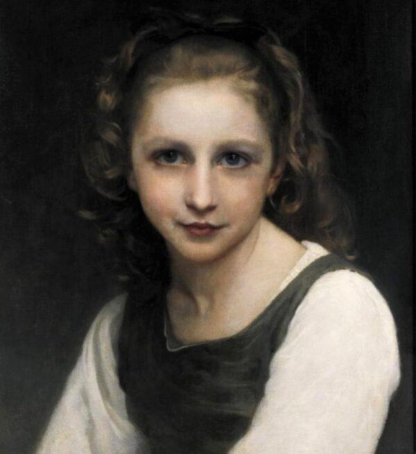 Ritratto di una giovane ragazza di William Bouguereau William Bouguereau 70x85