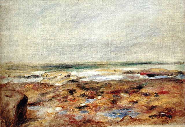 La spiaggia a Martigues – Pierre-Auguste Renoir Pierre-Auguste Renoir 105x70