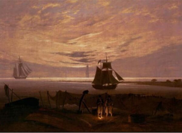 Serata al Mar Baltico – Caspar David Friedrich Caspar David Friedrich 105x70