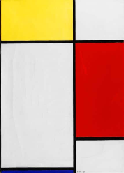 Composizione 1927 – Mondrian Piet Mondrian 70x105