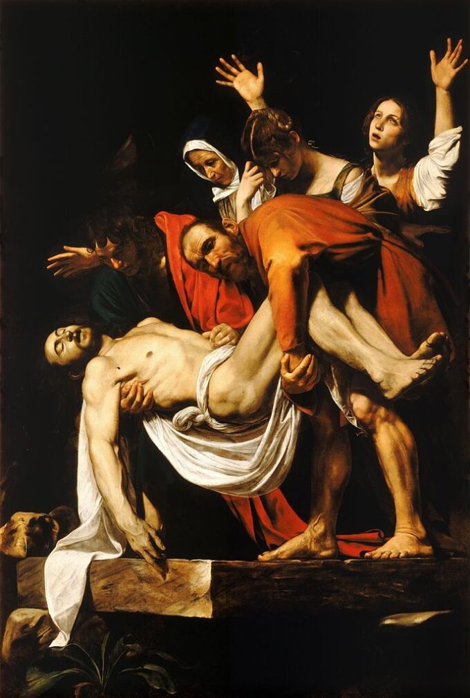 La Deposizione nel sepolcro – Caravaggio Caravaggio 70x105