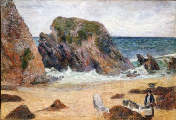 Mucche al bordo del mare – Paul Gauguin Paul Gauguin 105x70