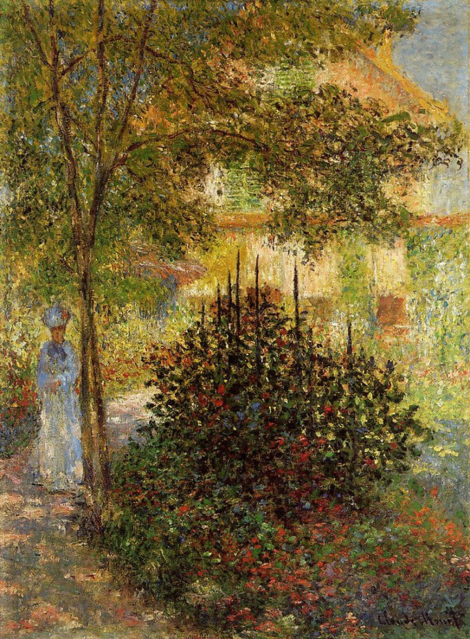 Camille nel giardino di Argenteuil – Claude Monet Claude Monet 70x85