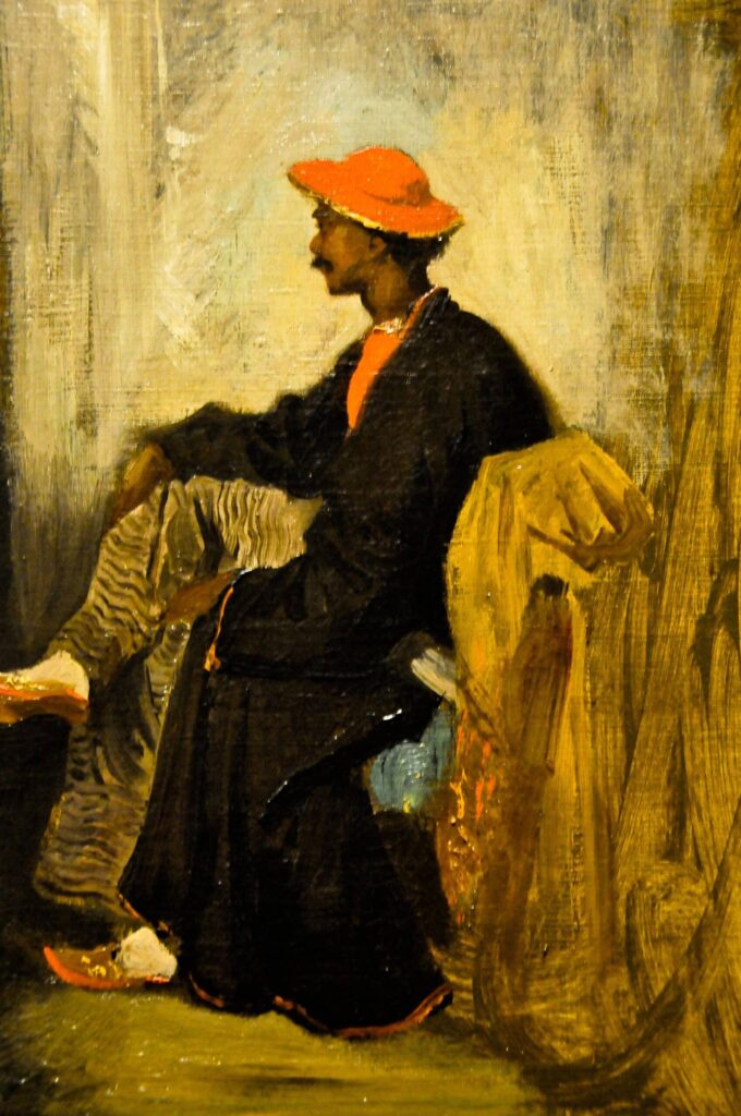 Studio di un indiano di Calcutta – Eugène Delacroix Eugène Delacroix 70x105