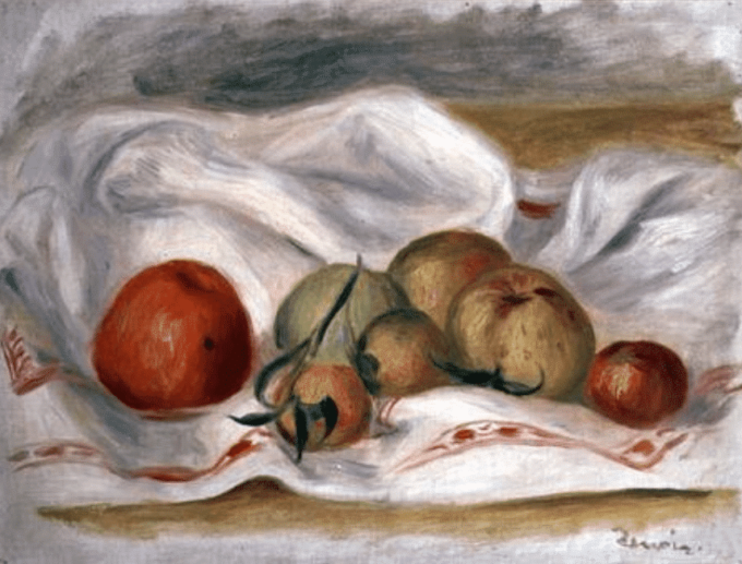 Natura morta con mele – Pierre-Auguste Renoir Pierre-Auguste Renoir 85x75