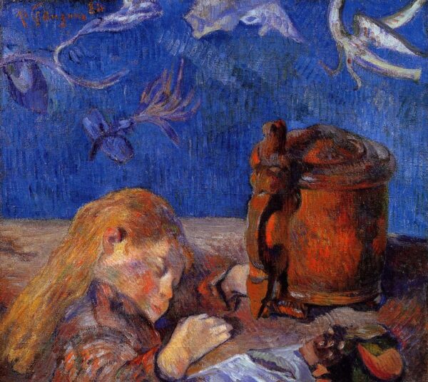 Ritratto di Clovis Gauguin (Il bambino addormentato) – Paul Gauguin Paul Gauguin 70x70