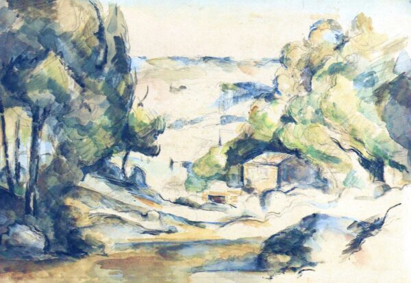 Paesaggio in Provenza – Paul Cézanne Paul Cézanne 105x70