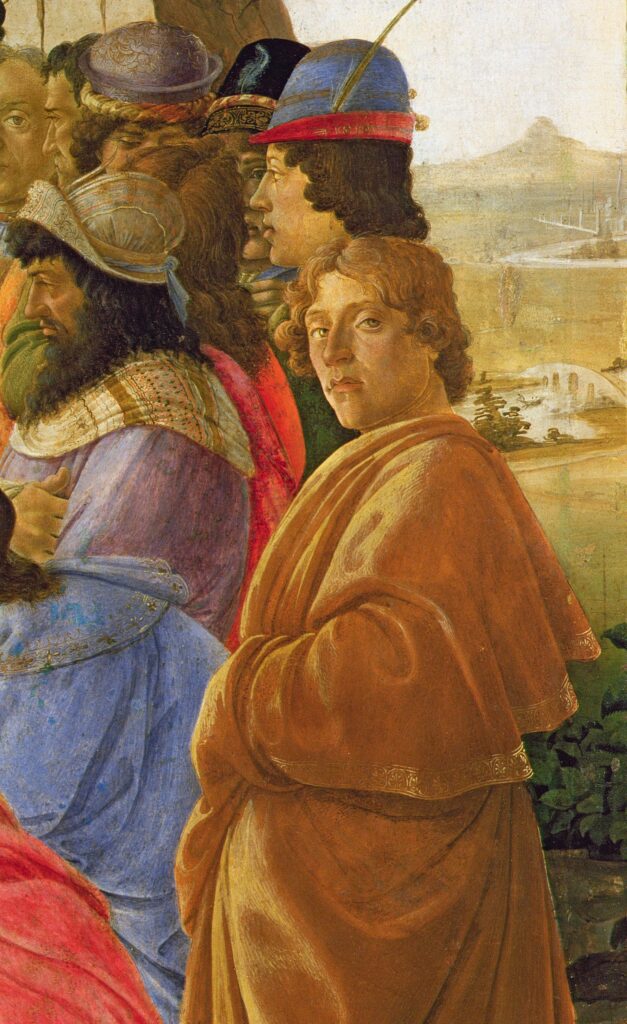 Dettaglio dell’Adorazione dei Magi – Sandro Botticelli Sandro Botticelli 70x105