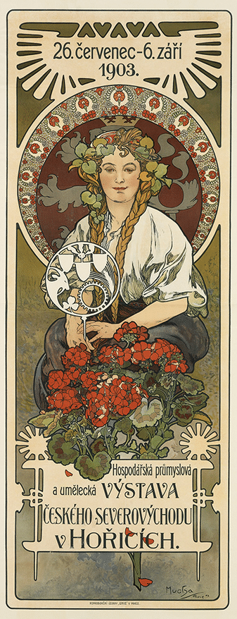 Esposizione della Repubblica Ceca – Mucha Alfons Mucha 70x160