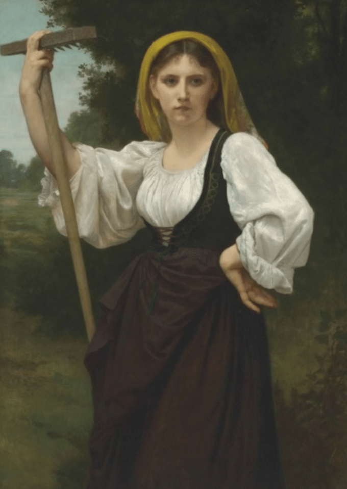 Macina fieno – William Bouguereau William Bouguereau 70x105