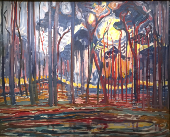 Foresta a Oele – Mondrian Piet Mondrian 85x75