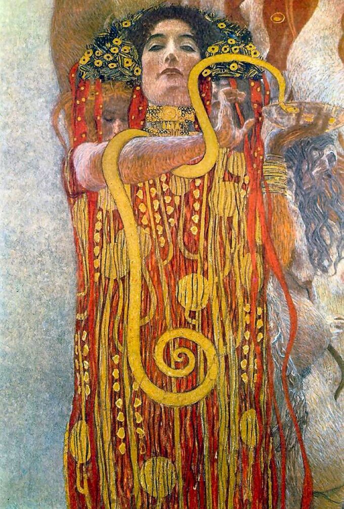 Hygieia Medicina Dettaglio – Gustav Klimt Gustav Klimt 70x105