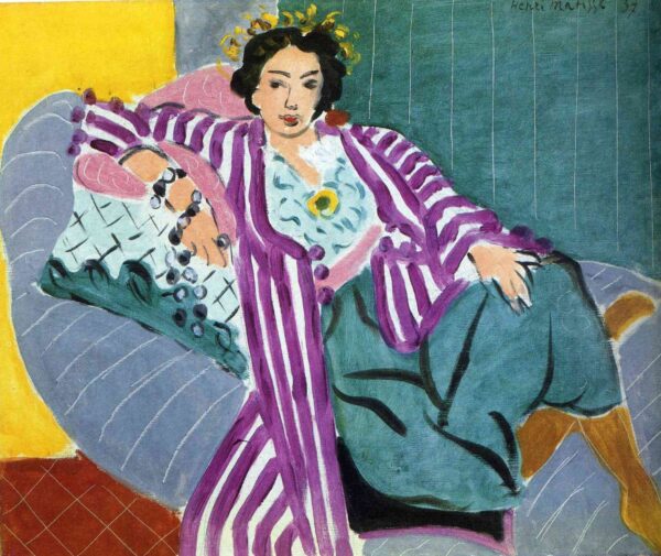 Petite odalisca in abito porpora – Matisse Henri Matisse 85x75