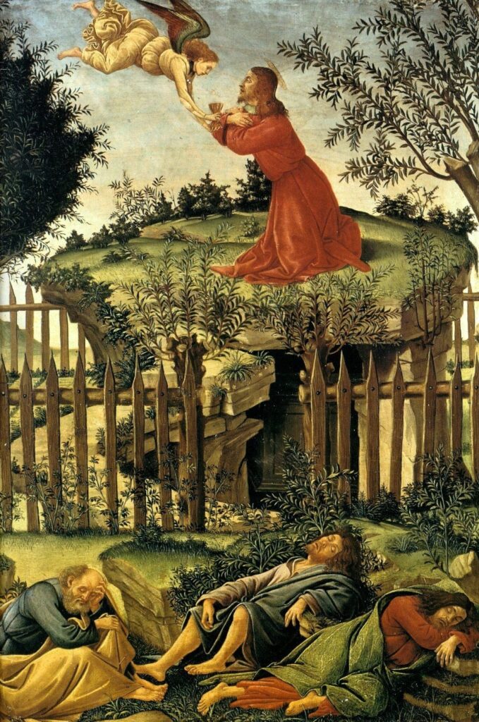 Il Cristo sul Monte degli Ulivi – Sandro Botticelli Sandro Botticelli 70x105