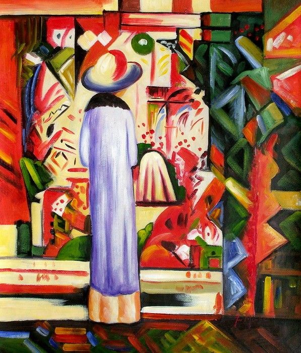 Grande vetrina luminosa – August Macke August Macke 70x85