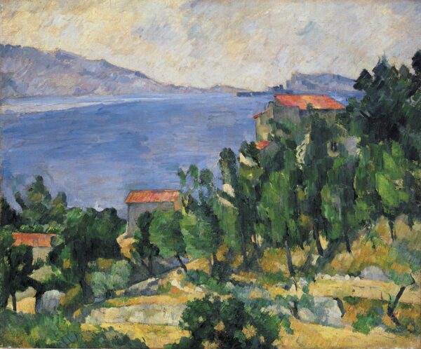 Vista del Monte Marseilleveyre e dell’isola di Maire, c.1882 – Paul Cézanne Paul Cézanne 85x75