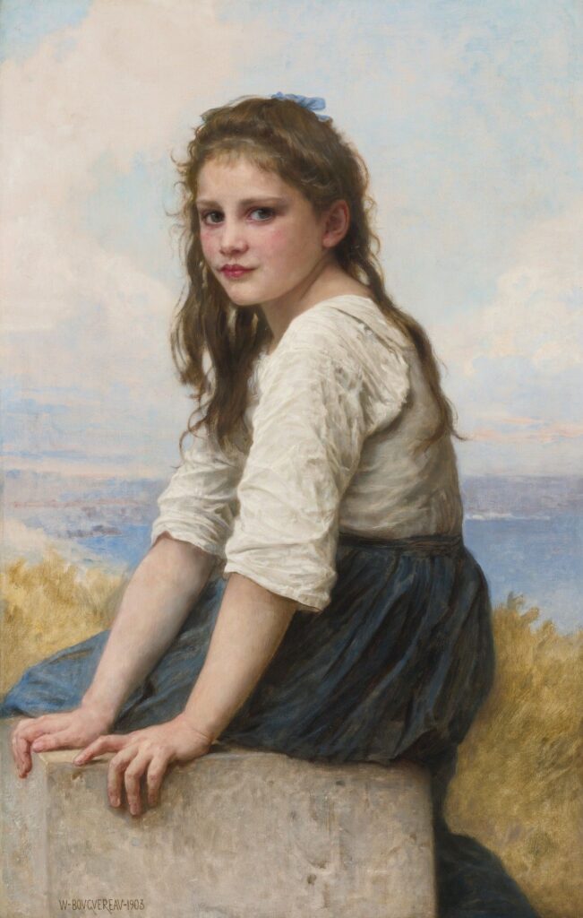 A riva del mare – William Bouguereau William Bouguereau 70x105