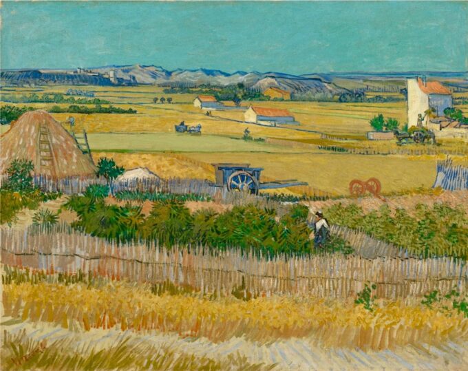 La Moisson – La Pianura della Crau – Van Gogh Quadri Popolari 85x75