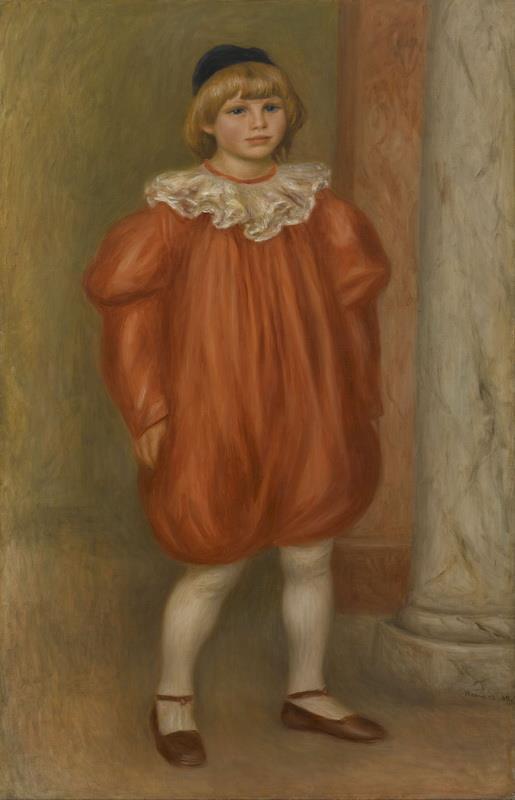 Claude Renoir in un costume da clown – Pierre-Auguste Renoir Pierre-Auguste Renoir 70x105