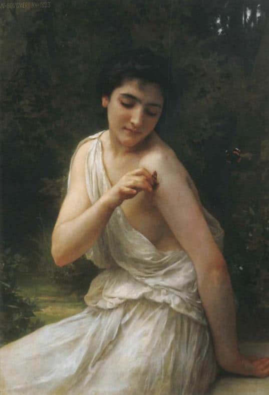 Le farfalle – William Bouguereau William Bouguereau 70x105