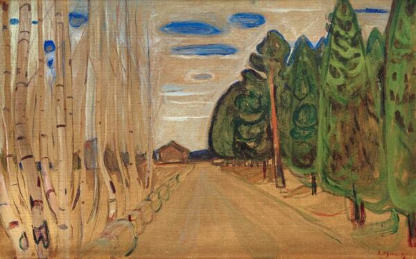 Paesaggio con una strada – Edvard Munch Edvard Munch 105x70