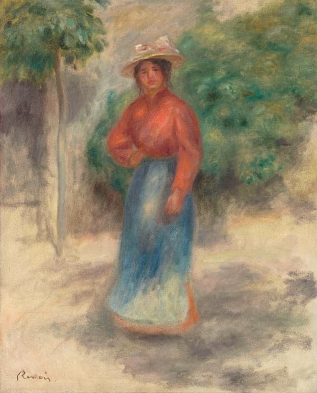 Gabrielle nel giardino, verso il 1905 – Pierre-Auguste Renoir Pierre-Auguste Renoir 70x85