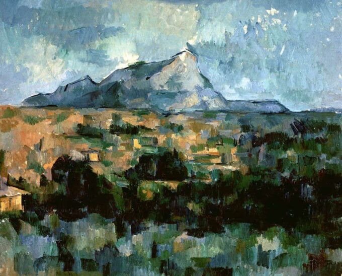 Montagne Sainte Victoire (1904-1906) – Paul Cézanne Paul Cézanne 85x75