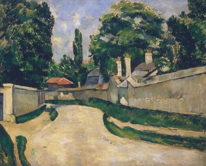 Case lungo una strada – Paul Cézanne Paul Cézanne 85x75