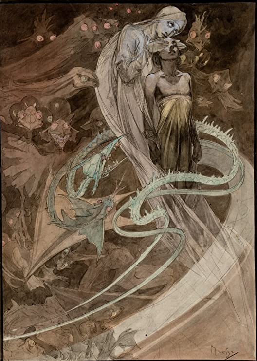 Le Pater – Mucha Alfons Mucha 70x105