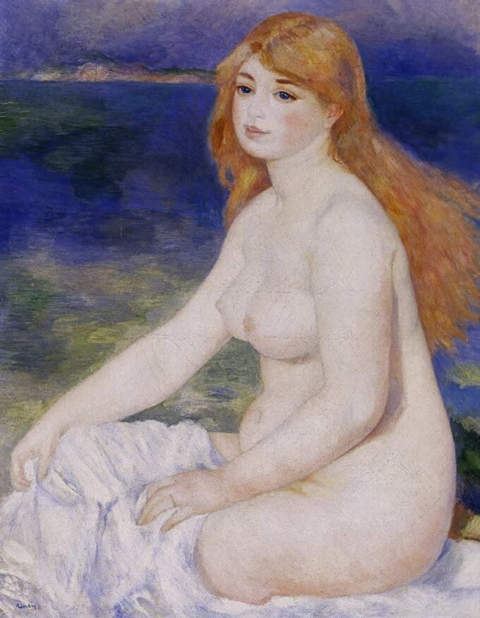 Bagnante (Bagnante bionda II) – Pierre-Auguste Renoir Pierre-Auguste Renoir 70x85