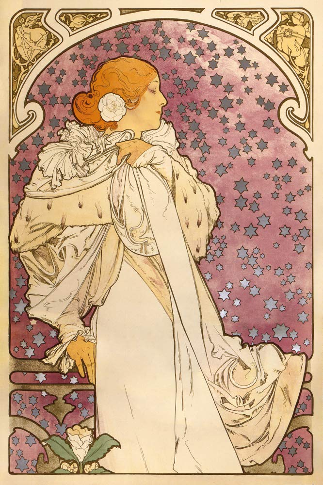 La Dama delle camelie – Mucha Alfons Mucha 70x105