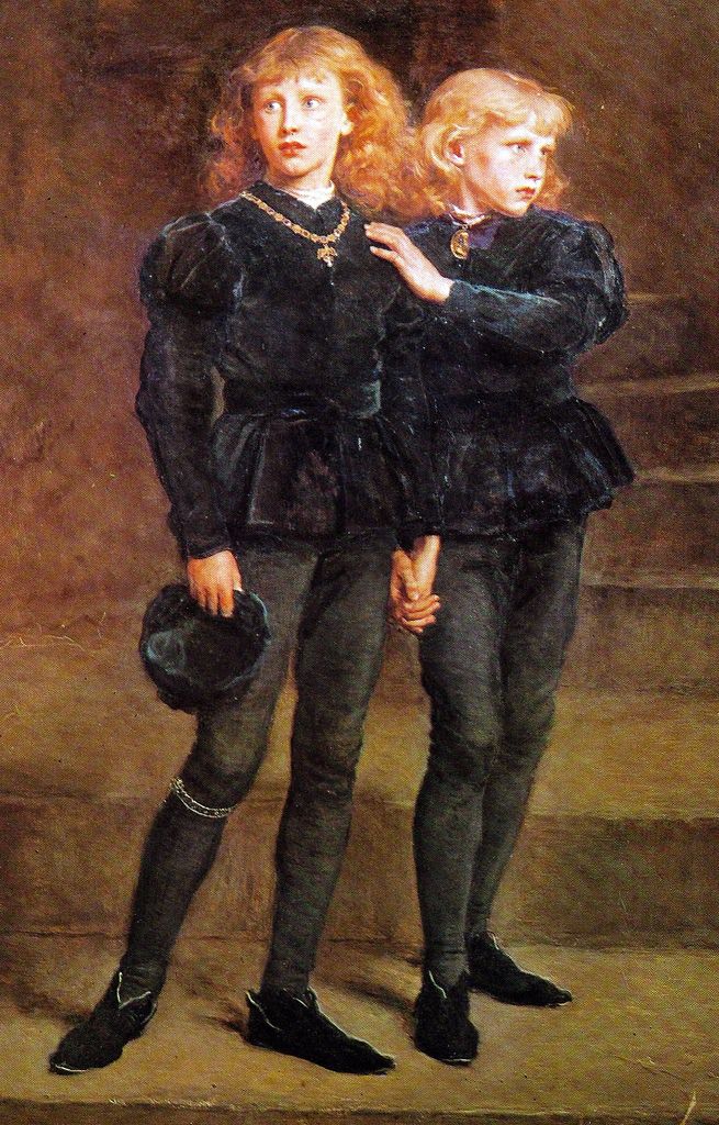 I due principi Edoardo e Riccardo nella torre – John Everett Millais John Everett Millais 70x105