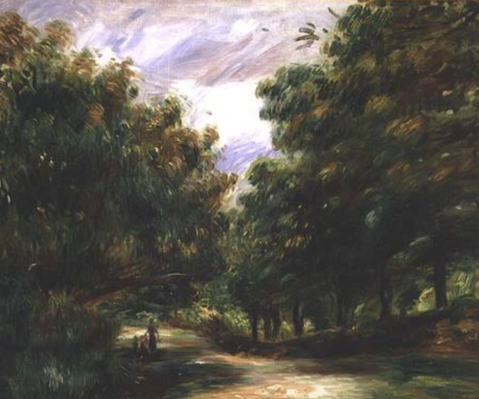 La strada vicino a Cagnes – Pierre-Auguste Renoir Pierre-Auguste Renoir 85x75