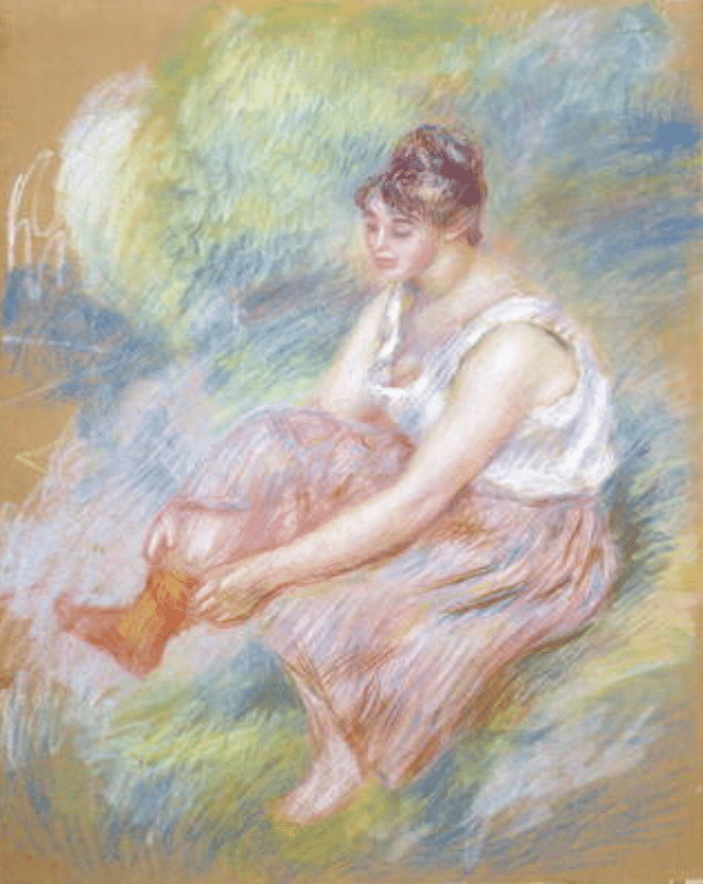 Dopo il bagno, verso il 1890 – Pierre-Auguste Renoir Pierre-Auguste Renoir 70x85