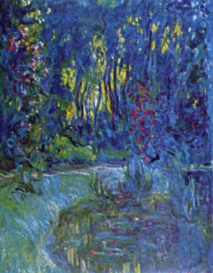 Giardino d’acqua vicino a Giverny – Claude Monet Claude Monet 70x85