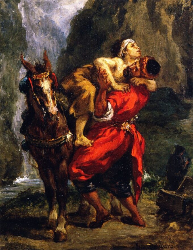 Il buon Samaritano – Eugène Delacroix Eugène Delacroix 70x85