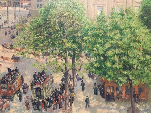 Piazza del teatro a Parigi – Camille Pissarro Camille Pissarro 85x75