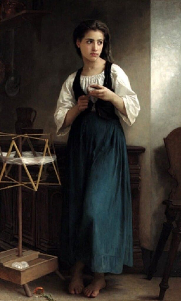 Macchina per srotolare – William Bouguereau William Bouguereau 70x105