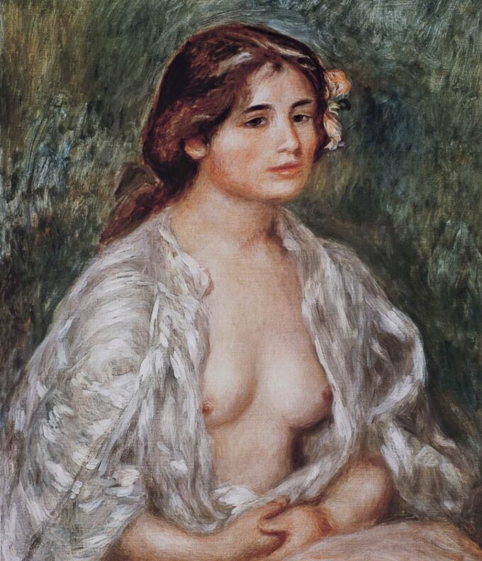 Femme semi-nuda – Pierre-Auguste Renoir Pierre-Auguste Renoir 70x85