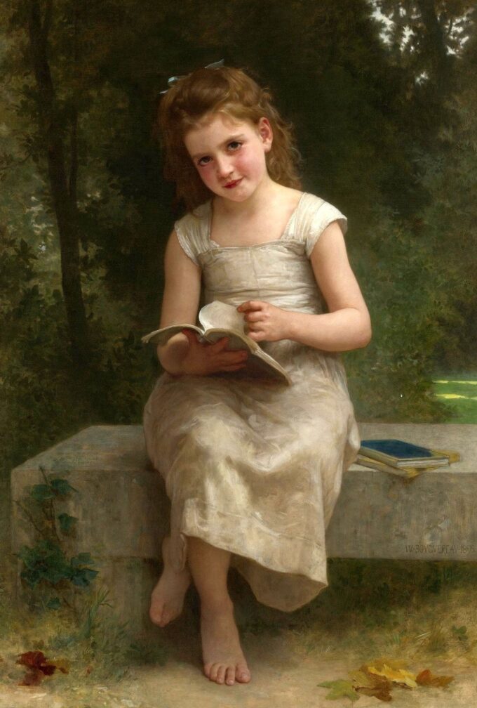 La ragazza che legge – William Bouguereau William Bouguereau 70x105