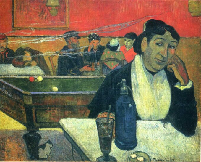 Il caffè di notte ad Arles – Paul Gauguin Paul Gauguin 85x75