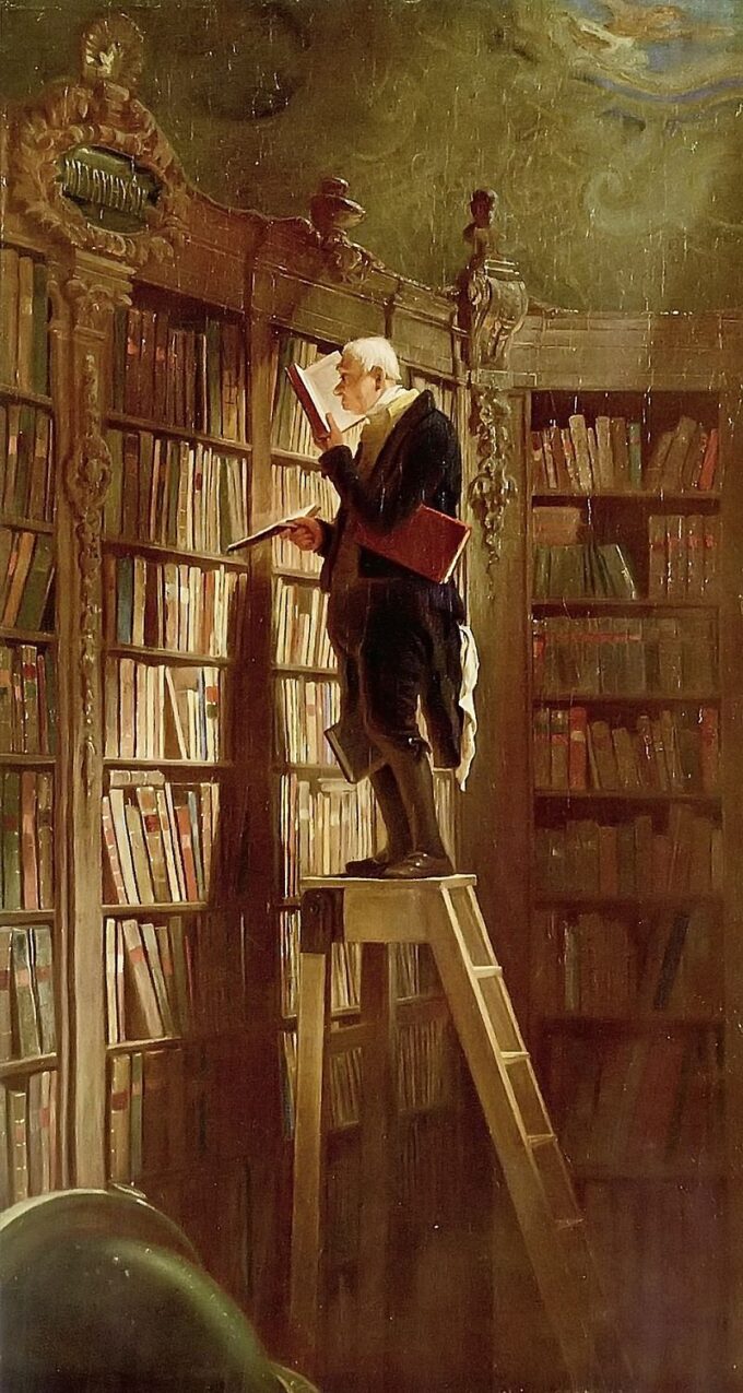 Il topo di biblioteca – Carl Spitzweg Carl Spitzweg 70x140