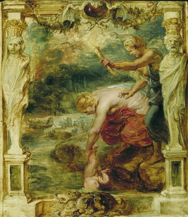 Thétis immerge l’enfant Achille nel Styx – Peter Paul Rubens Peter Paul Rubens 70x85