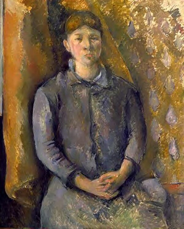 Ritratto di Madame Cézanne – Paul Cézanne Paul Cézanne 70x85