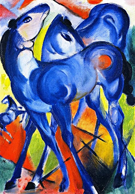 I puledri blu – Franz Marc Franz Marc 70x105