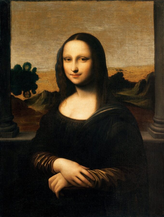 Mona Lisa d’Isleworth – Léonard de Vinci Léonard da Vinci 70x85