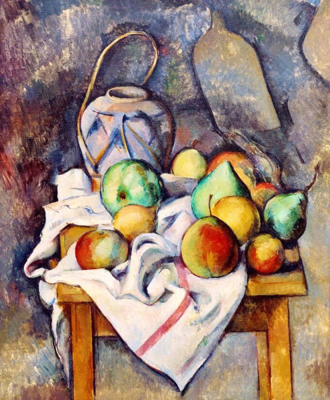 Il vaso di paglia – Paul Cézanne Paul Cézanne 70x85