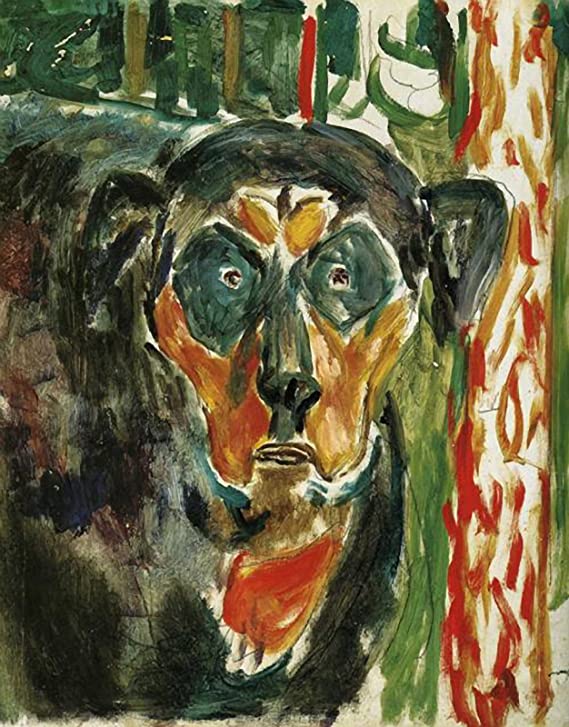 Testa di cane – Edvard Munch Edvard Munch 70x85