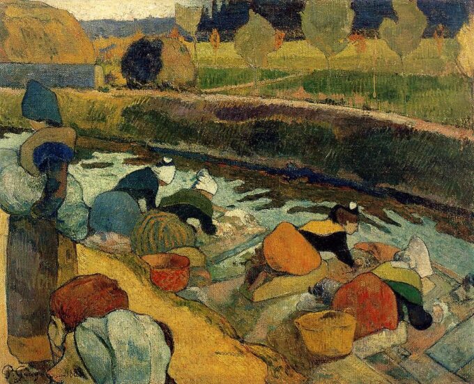 Le Lavandières ad Arles I – Paul Gauguin Paul Gauguin 85x75